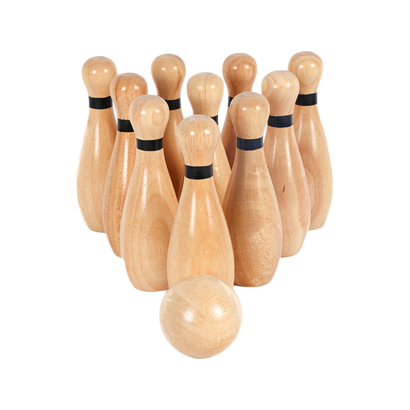 Wooden Mini Bowling Set