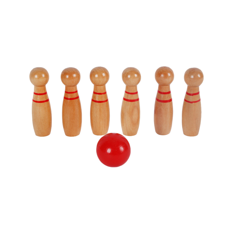 Wooden Mini Bowling Set